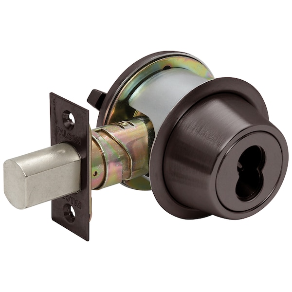 Grade 2 Single Cylinder Deadbolt, SFIC Housing Less Core, US10B